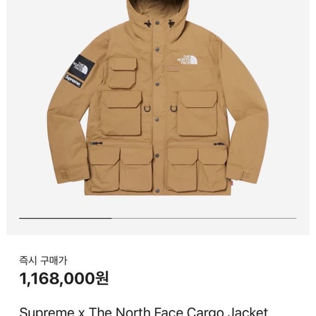 슈프림 노스페이스 바람막이