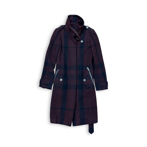 버버리 체크 코트