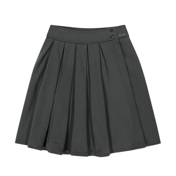 코이세이오 코지 스웻 랩 스커트 차콜