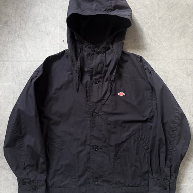 Danton 단톤 네이비 후드 코튼 자켓 