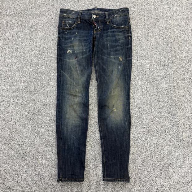 36 디스퀘어드2 여성 지퍼 데님팬츠 0127H2