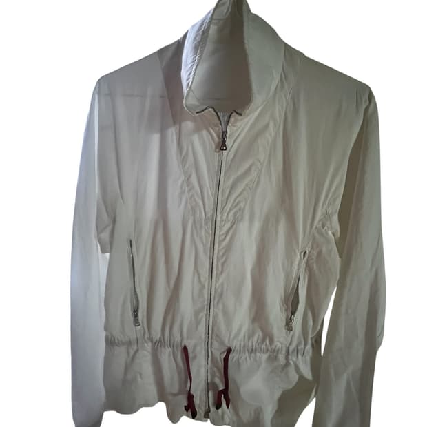 Prada sports 코튼 셔링 자켓