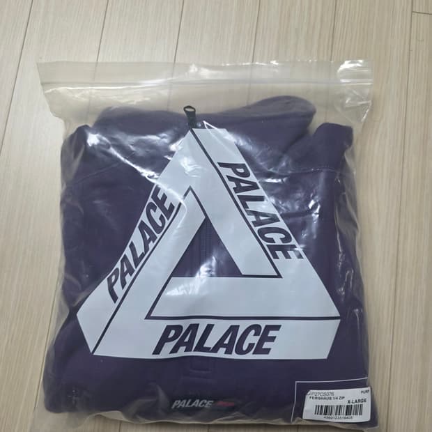 Palace Ferghaus 1/4 Zip Purp - 24FW