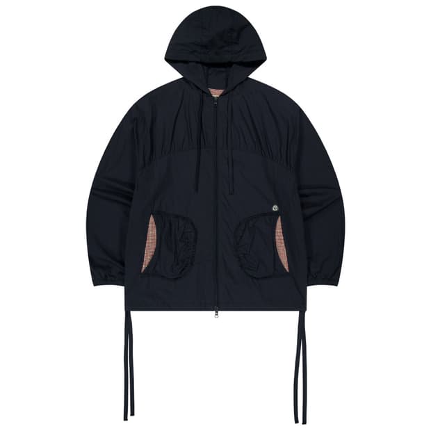 코이세이오 체크 윈드브레이커 네이비 1