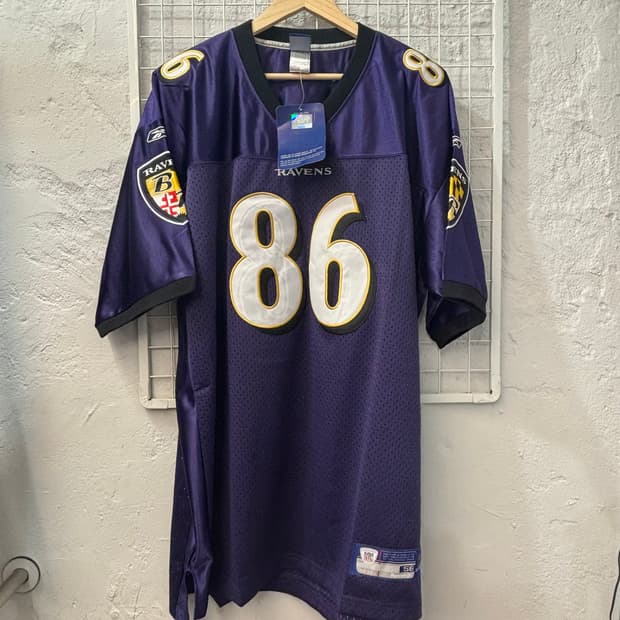 NFL X 리복 볼티모어 레이븐스 유니폼 져지 2XL 