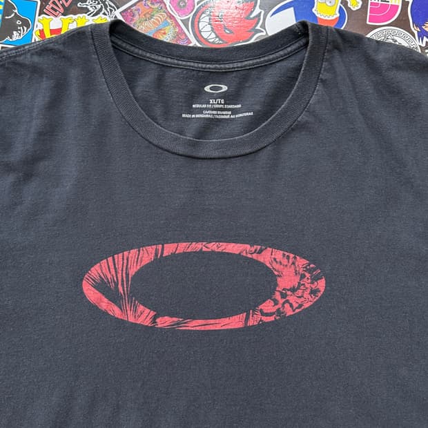 오클리 로고 티셔츠 XL