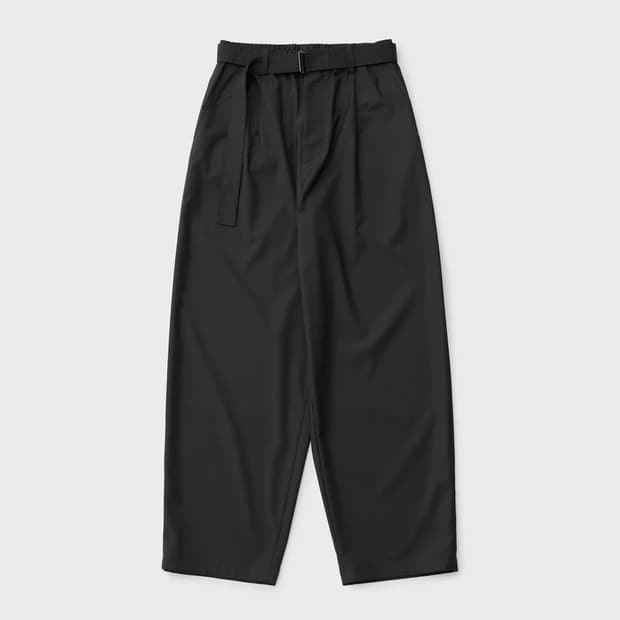 어나더오피스 Cocoon Banded Pants (Black)