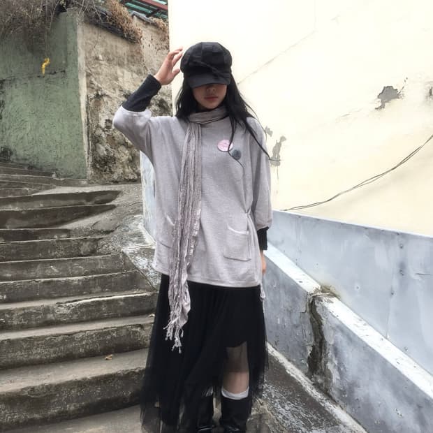 빈티지 글리터 코디세트