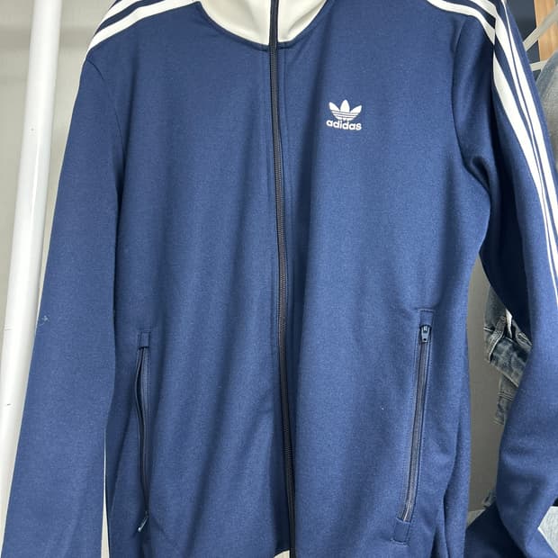 아디다스 클래식 베켄바우어 트랙 탑 나이트 인디고