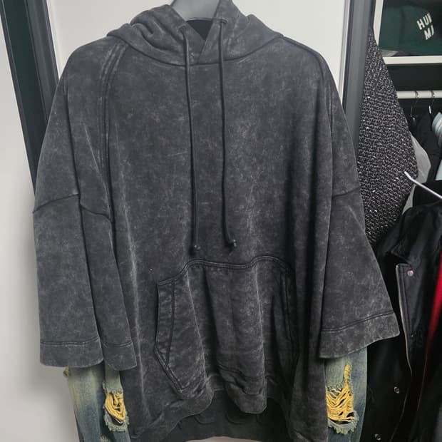 준지 23fw 컬렉션 데님 후드 XL