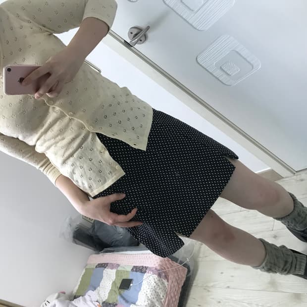 JPN punched mori cardigan