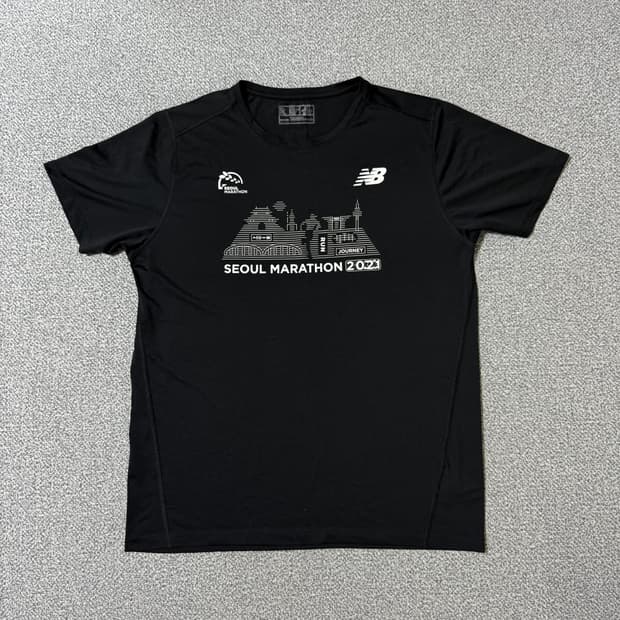 뉴발란스 서울 마라톤 기능성 반팔