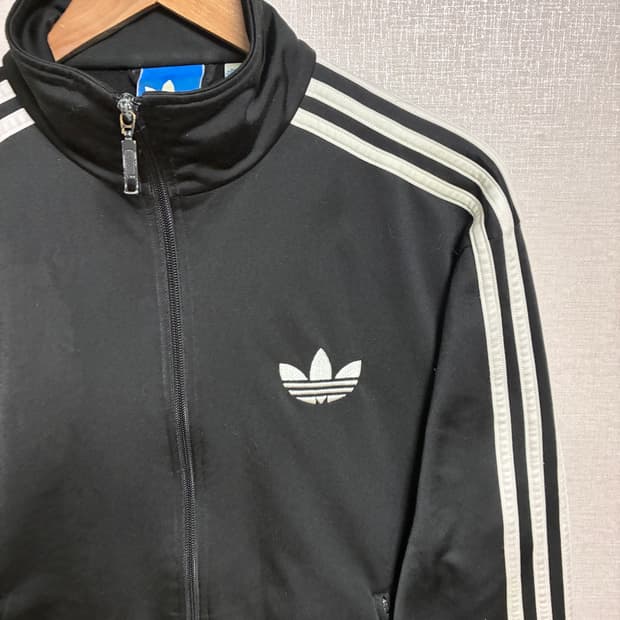 빈티지 아디다스 파이어버드 져지 블랙 M