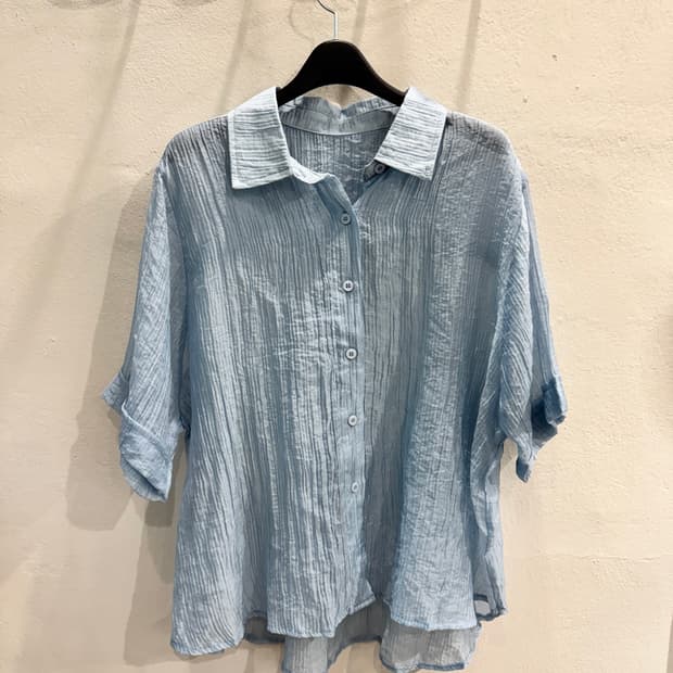 vintage 시스루 링클 언발BL