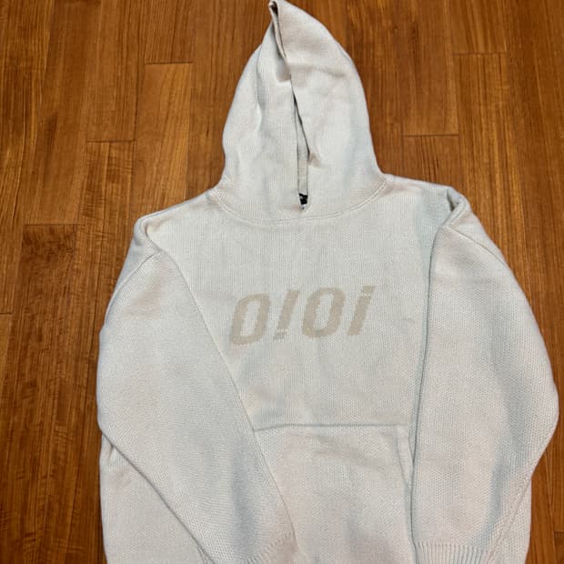 니티드 X 5252 by OIOI 베이직 로고 니트 셋업