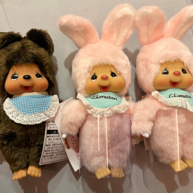 몬치치 프렌즈(쿠마, 치무탄) S 인형 새제품