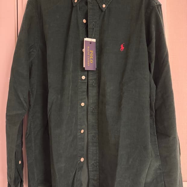 폴로 랄프로렌 코듀로이 셔츠 M사이즈 새제품