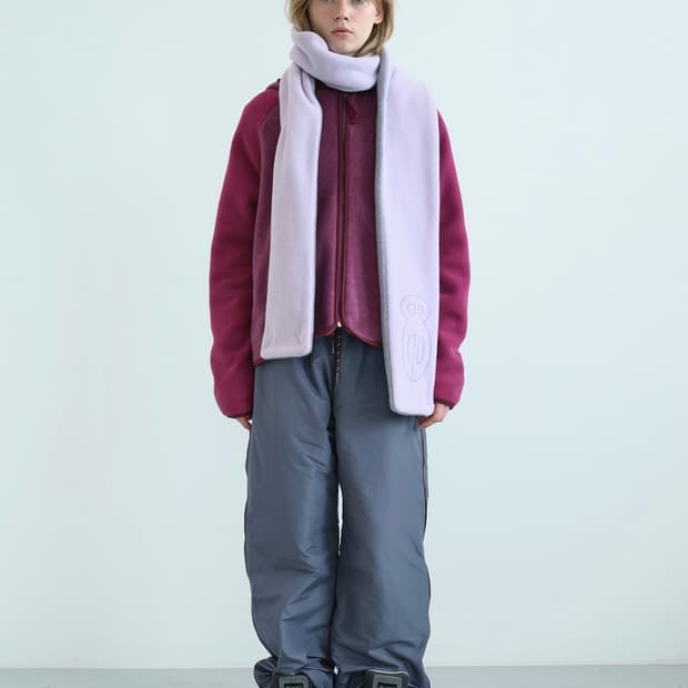 엔조블루스 플리스 머플러 (라벤더)