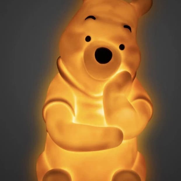 디즈니 곰돌이 푸 피규어 조명