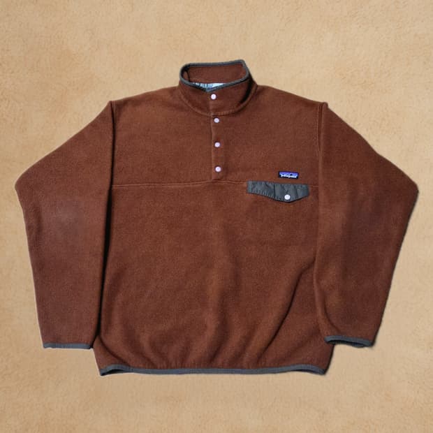 (M)파타고니아 브라운 신칠라 플리스 자켓