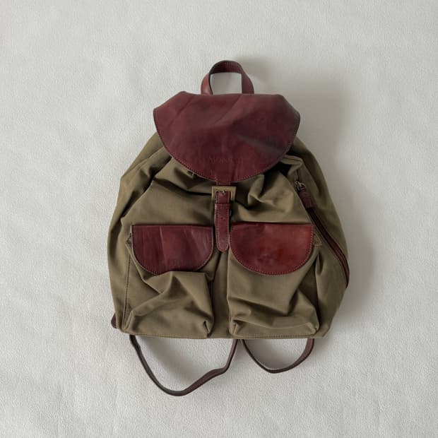 MONSAC 레더&원단 백팩