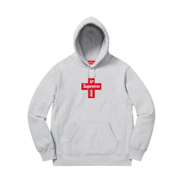 슈프림 크로스 박스로고 후드