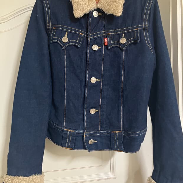 리바이스 쉐르파 데님 트러커 자켓