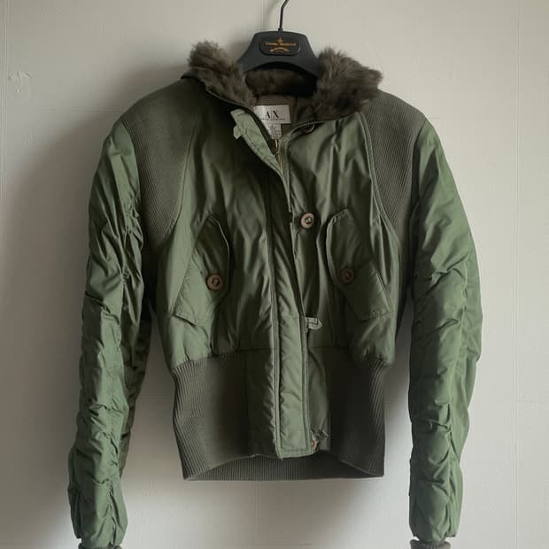 아르마니 익스체인지 봄버 자켓