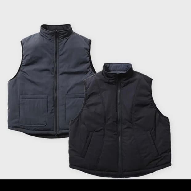 발루트 리버시블 패딩 베스트 블랙,차콜 3사이즈