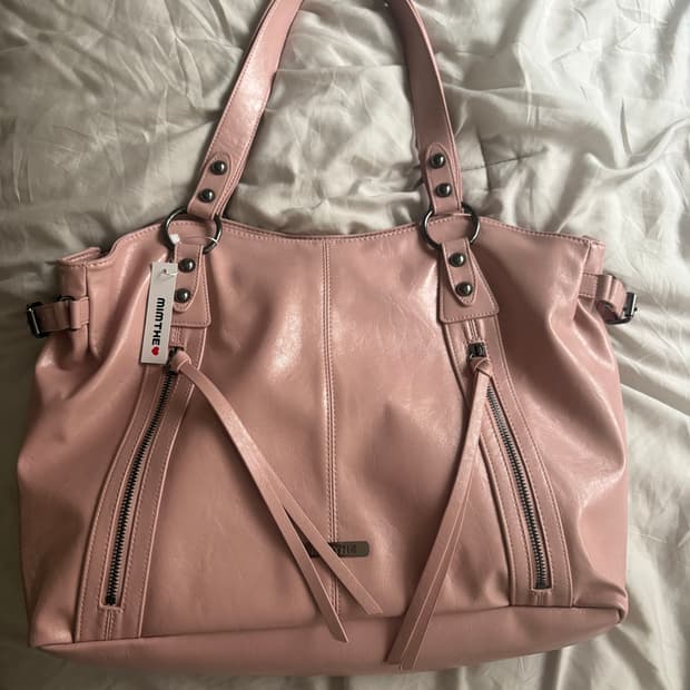 밈더워드로브 러버 모터 빅백 핑크