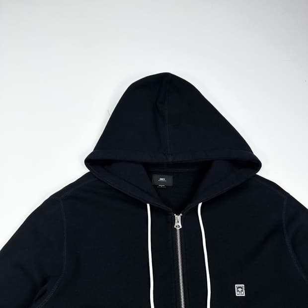 오베이 아이즈 아이콘 블랙 후드집업 (L)