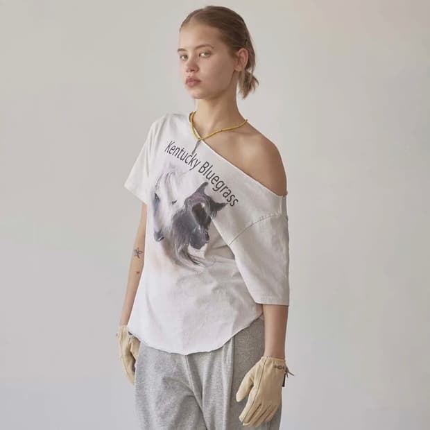 스컬프터 컷 아웃 티 S