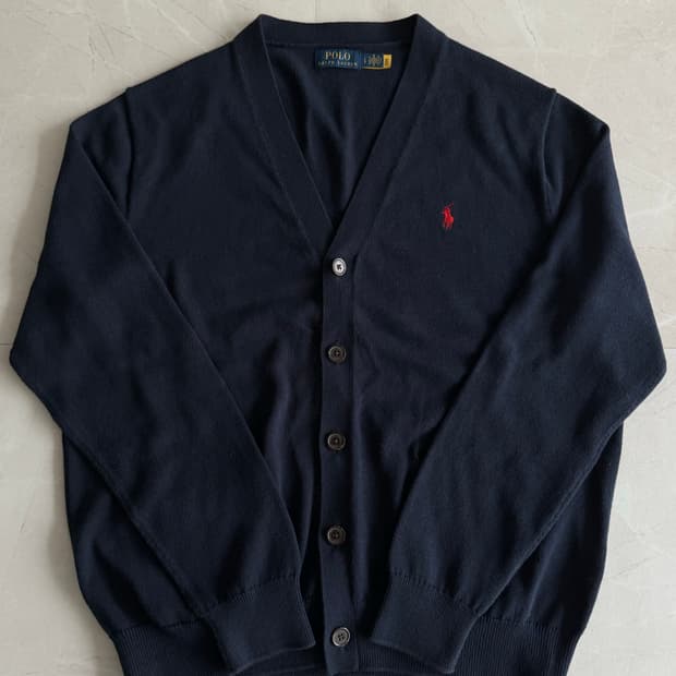 폴로 랄프로렌 코튼 가디건 (네이비)