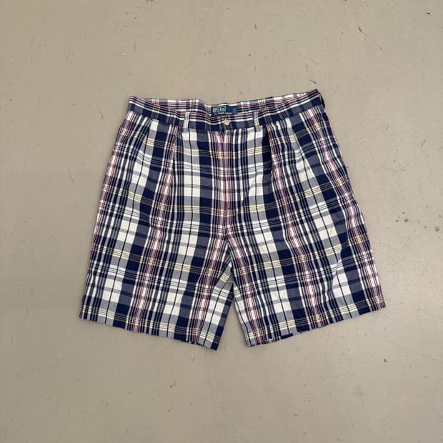 폴로랄프로렌 체크 버뮤다 팬츠