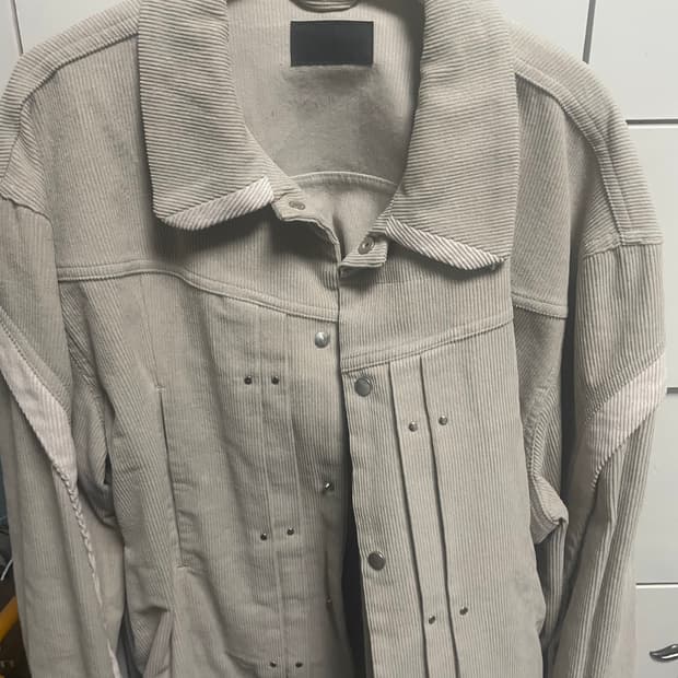 강정석 코듀로이 다트 포켓 자켓 1사이즈