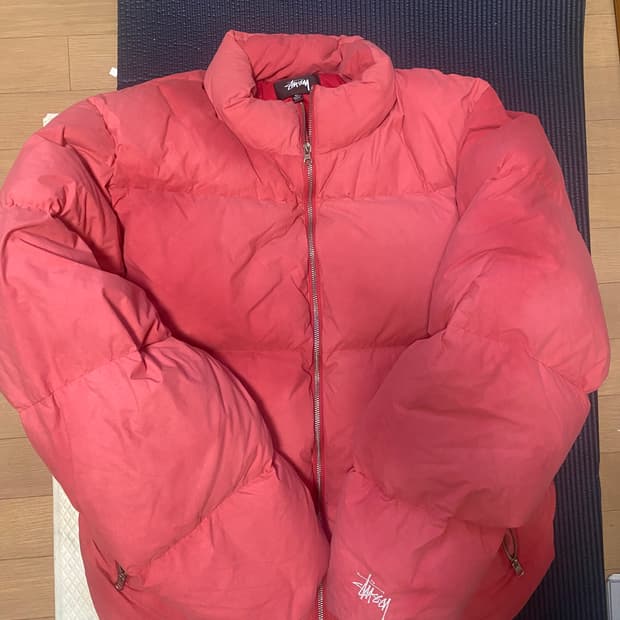 스투시패딩 나일론푸퍼패딩 xl 판매합니다. 교환가능