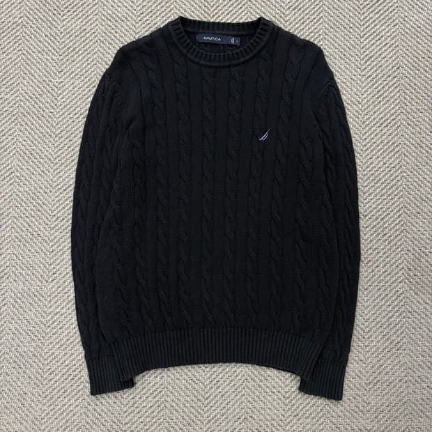 노티카 케이블 니트 v2357