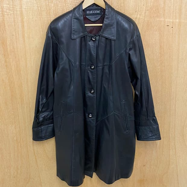 VTG western leather coat 빈티지 웨스턴 레더 코트