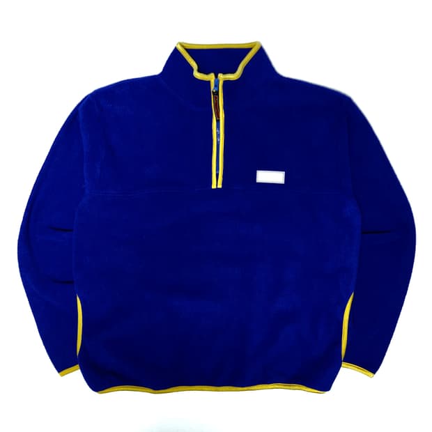 반스 90s 빈티지 하프 집업 플리스 M