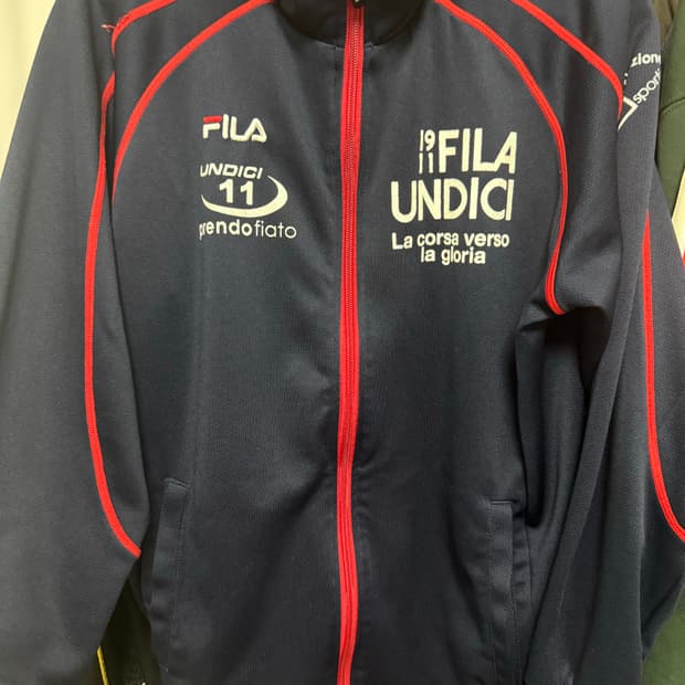 휠라 네이비 져지