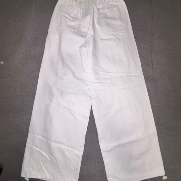 RSSC LOGO PATCHED DESTROYED DENIM PANTS