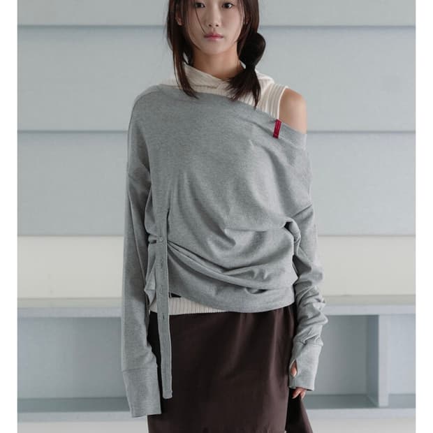 인앤양인하모니 웜 업 탑 그레이