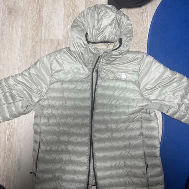 노스페이스 테라피크 경량 패딩 클레이 그레이 해외 xl