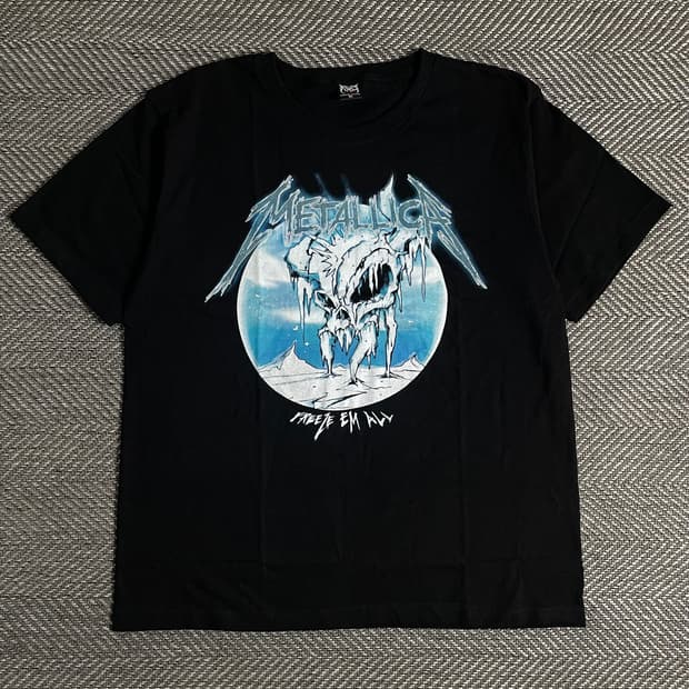 빈티지 메탈리카 락 밴드 티셔츠o 3237
