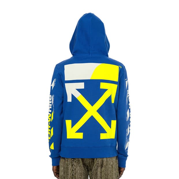 오프화이트 디아그 스플릿 후드