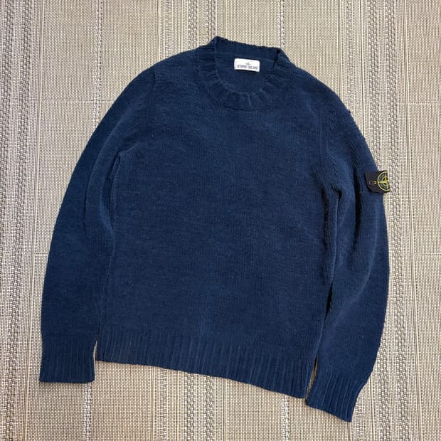 스톤아일랜드 네이비 스웨터