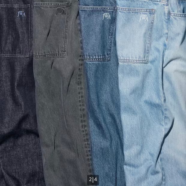 유니클로 JWA 스트레이트 진 07 GRAY