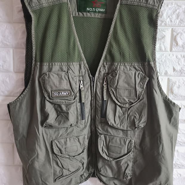 NO.5 CAMP 밀리터리 포켓조끼(95~100)