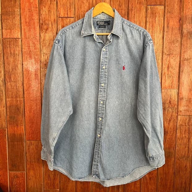 Polo 90‘s 블레이크 데님셔츠