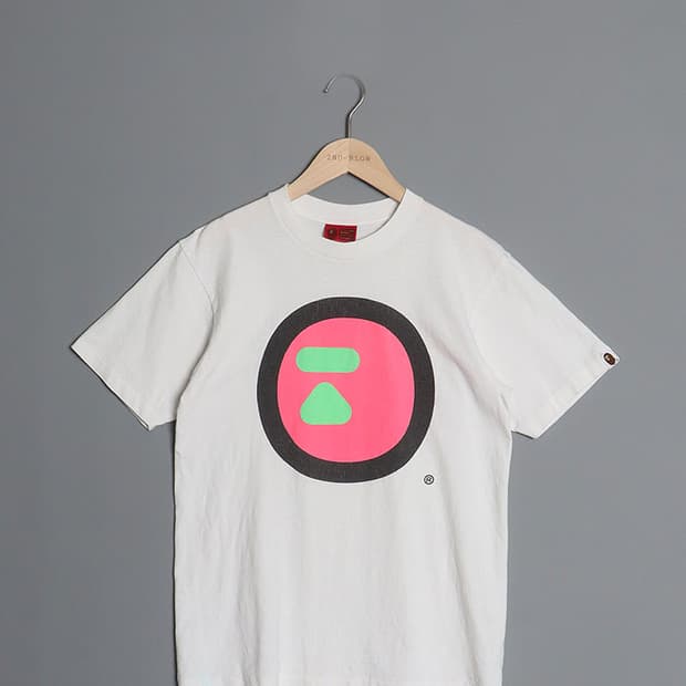 90's bape Neon Circle APE T-Shirts